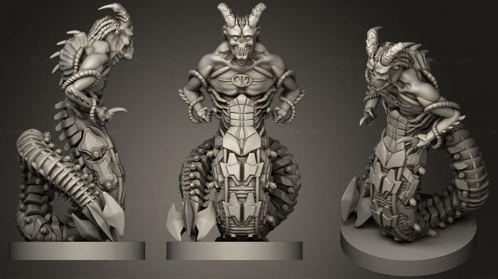 Figurines heroes, monsters and demons (Whiplash, STKM_0568) 3D models for cnc